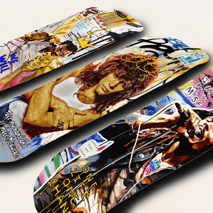 Retro Rhythms Skateboard Deck