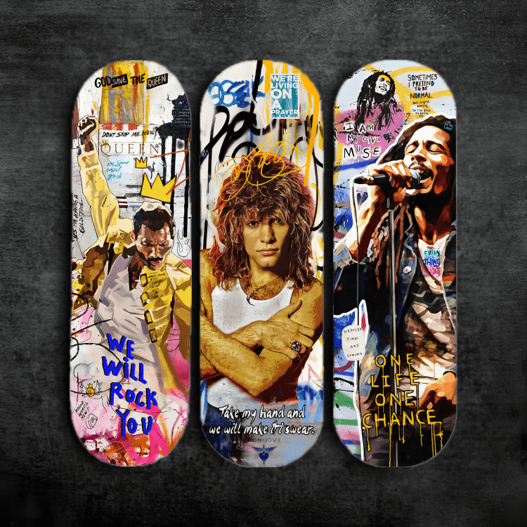 Retro Rhythms Skateboard Deck