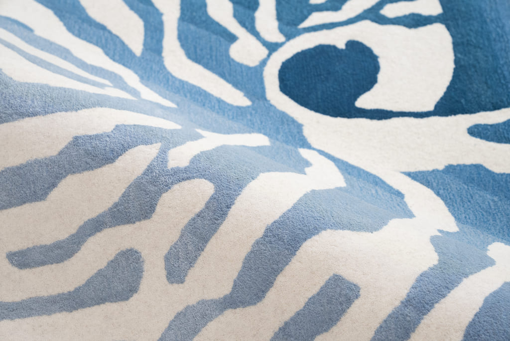 Nautilus Teal Rug