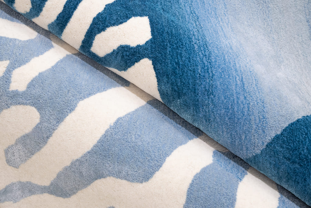 Nautilus Teal Rug