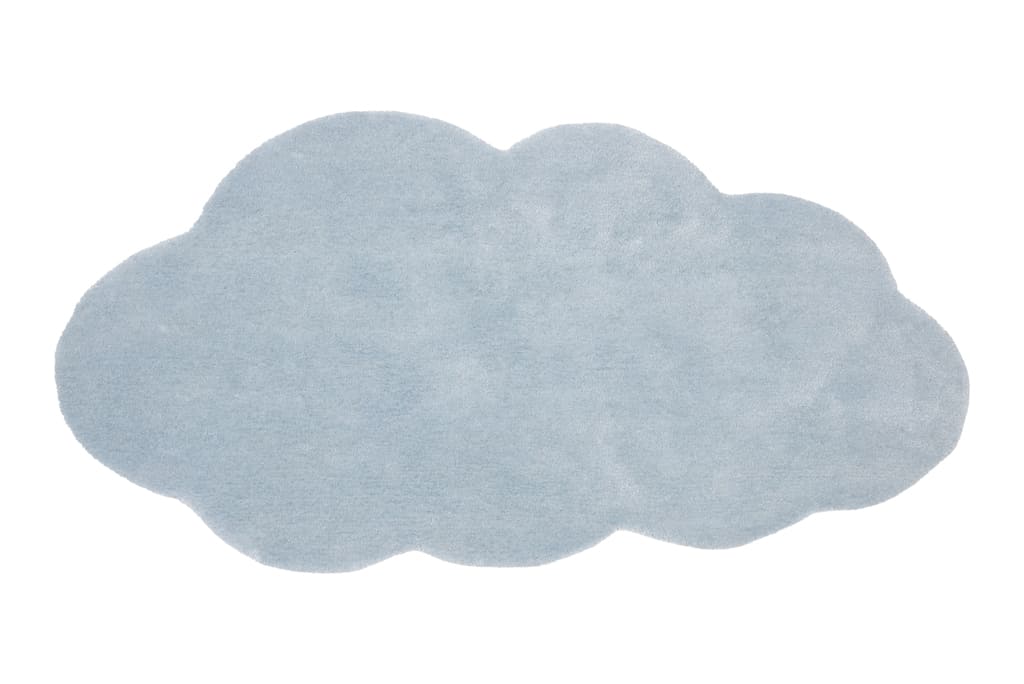 Sky Blue Cloud Puff Rug