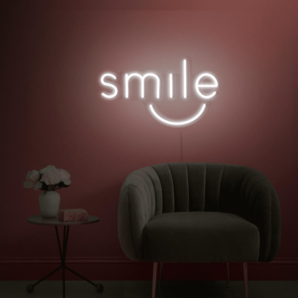 Smile Neon Sign