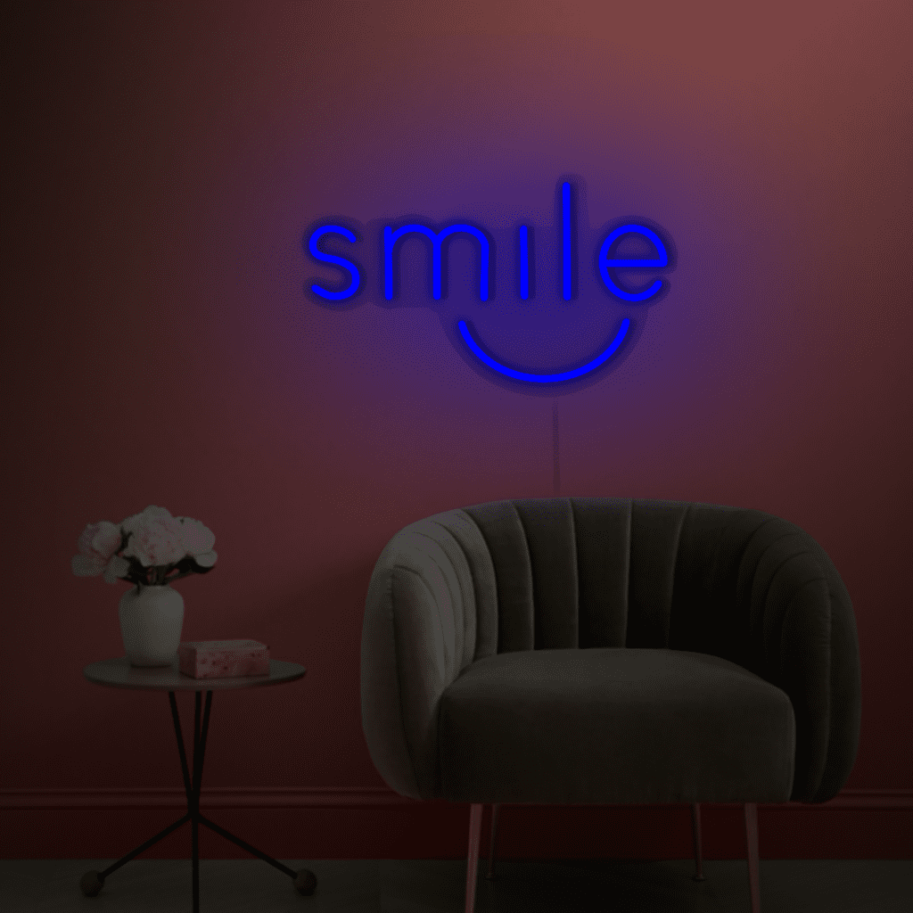 Smile Neon Sign