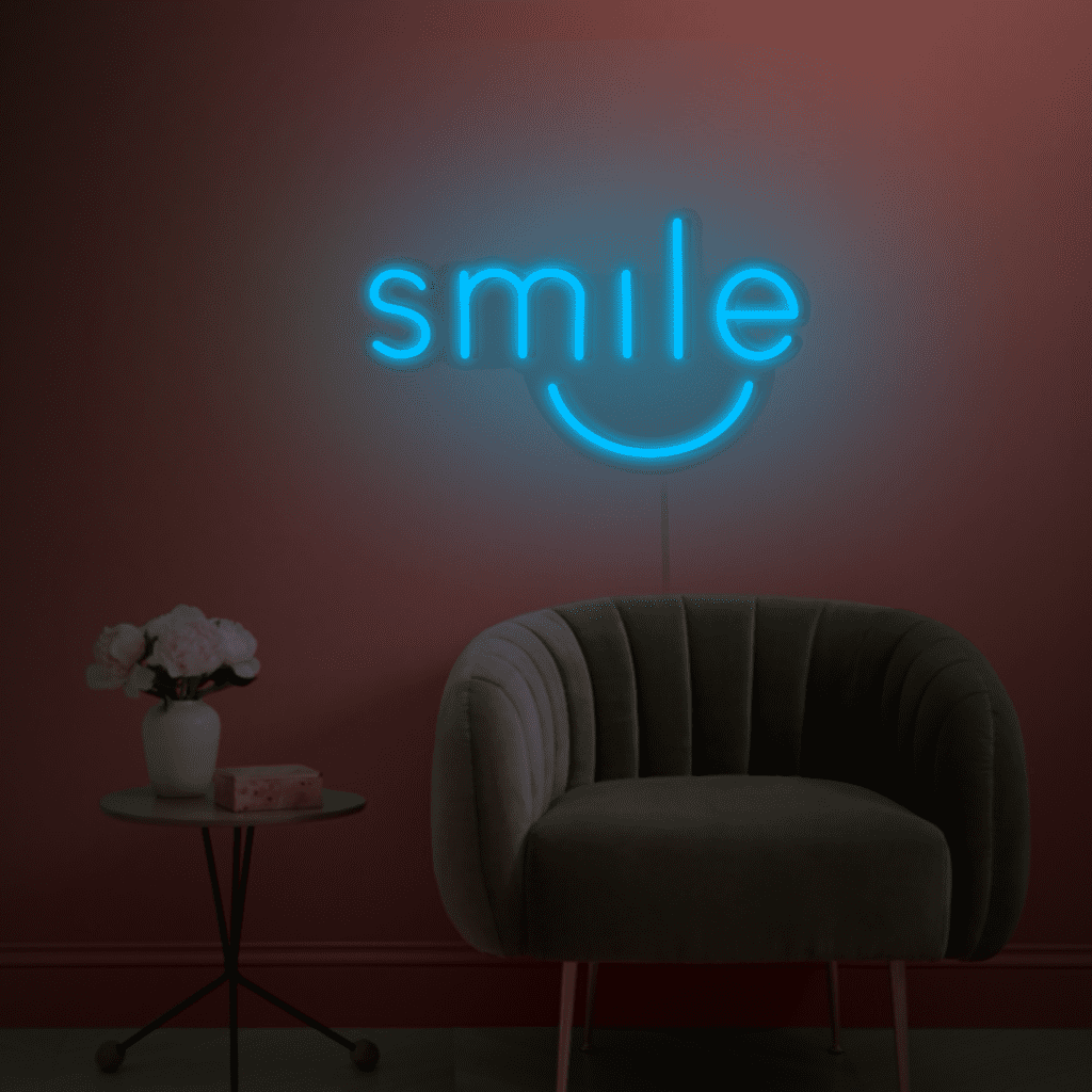 Smile Neon Sign