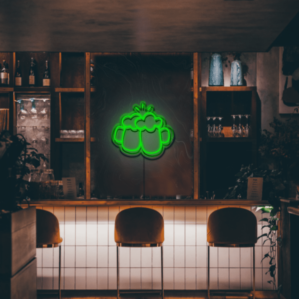 Beers and Cheers Neon Sign