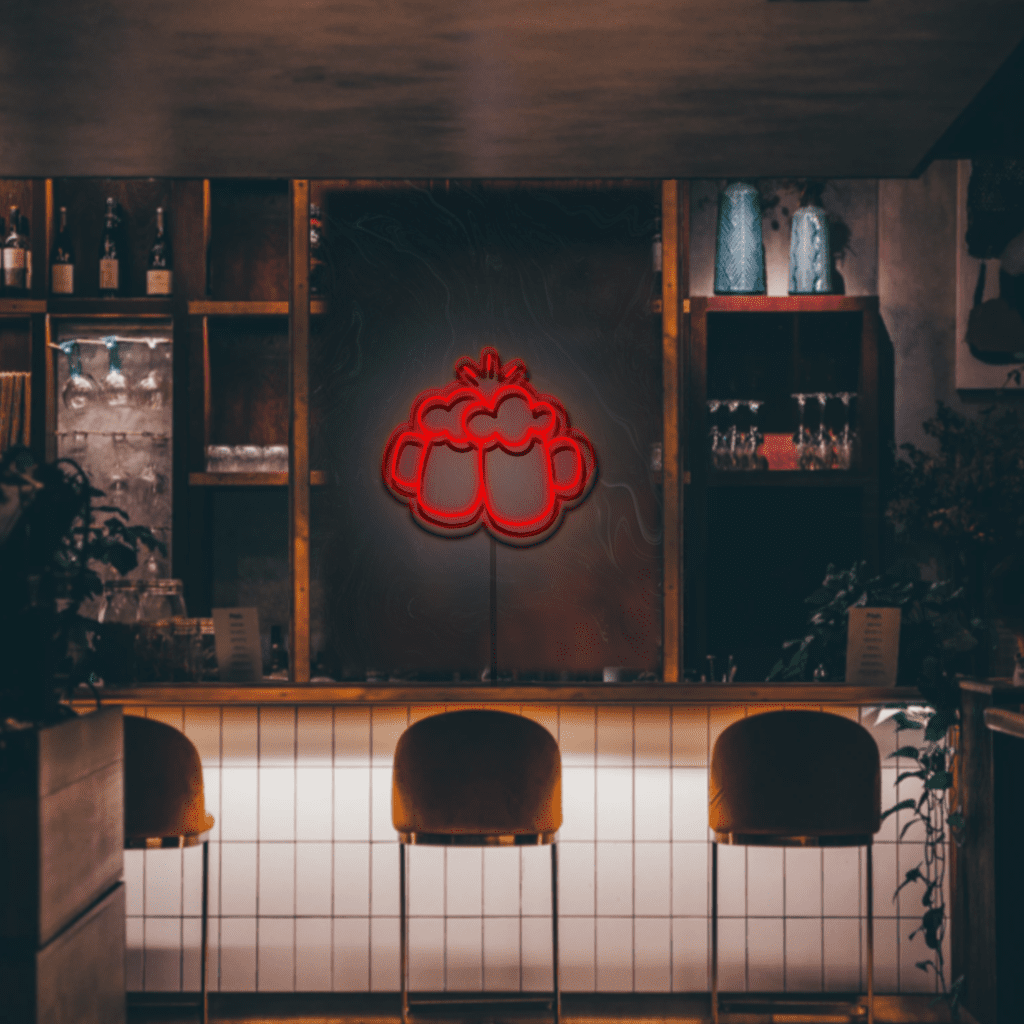 Beers and Cheers Neon Sign
