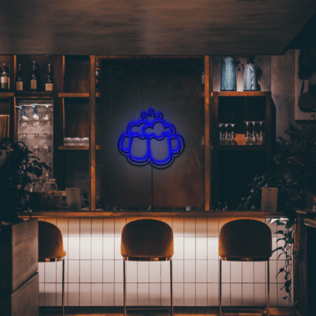 Beers and Cheers Neon Sign