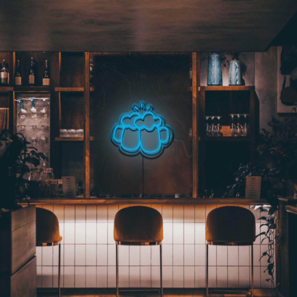 Beers and Cheers Neon Sign
