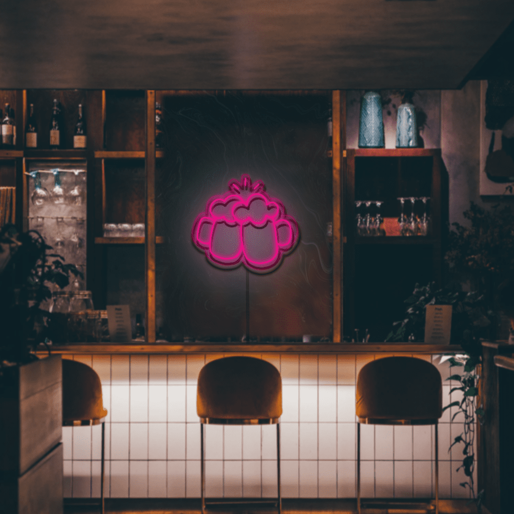 Beers and Cheers Neon Sign