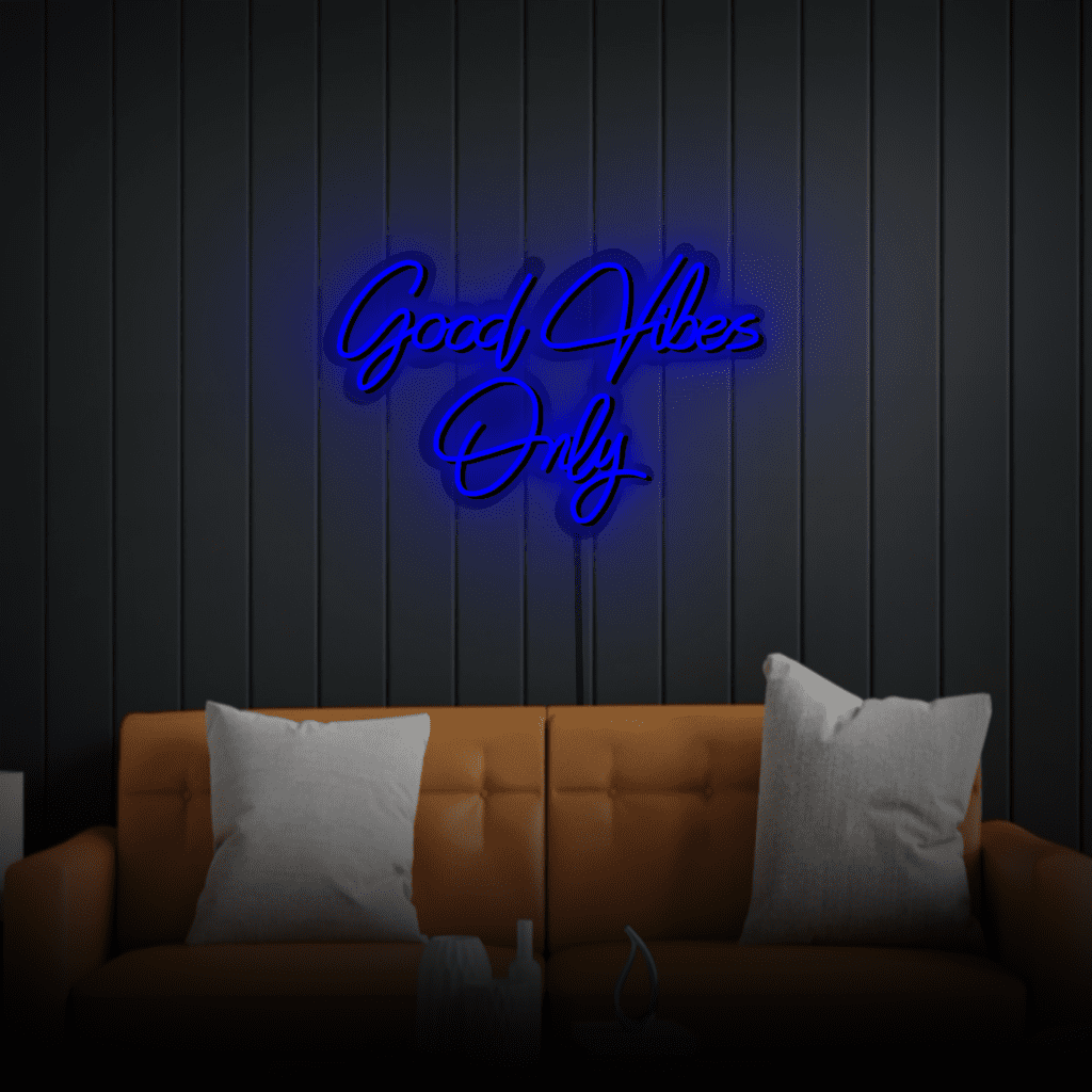Good Vibes Only Neon Sign