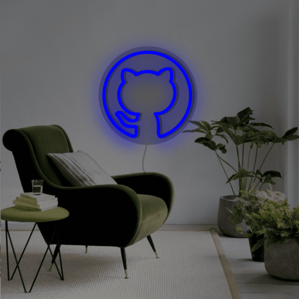 Github Cat Neon Sign