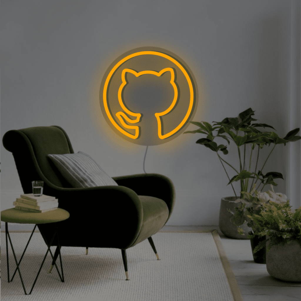 Github Cat Neon Sign