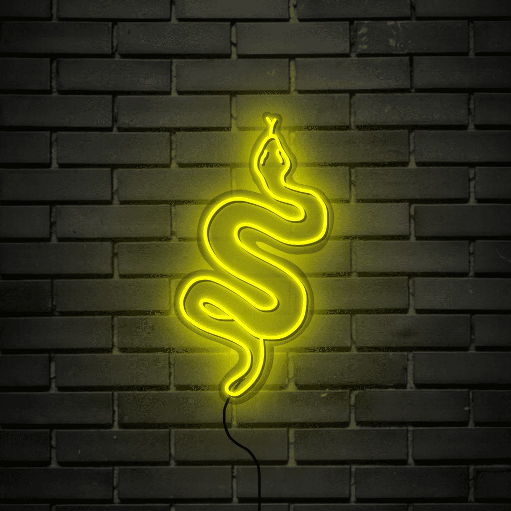Snake Neon Sign