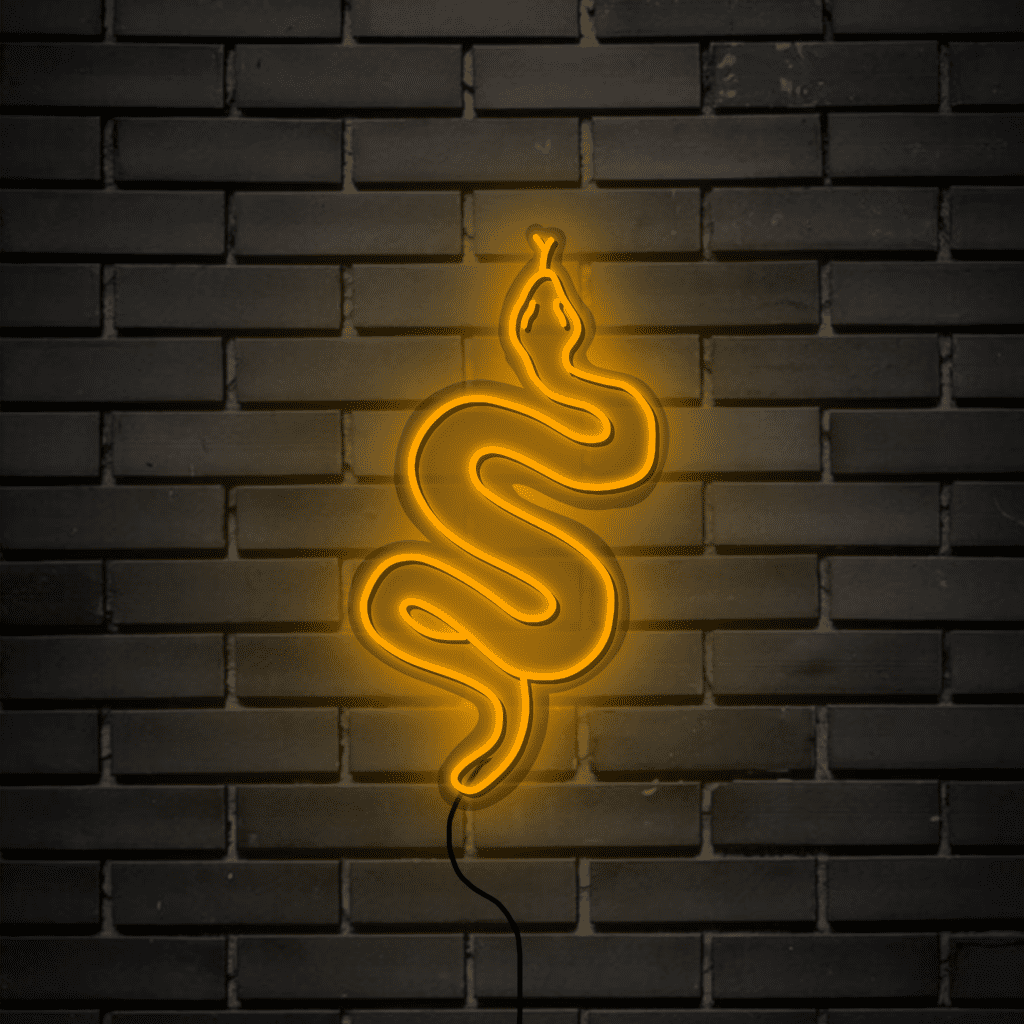 Snake Neon Sign