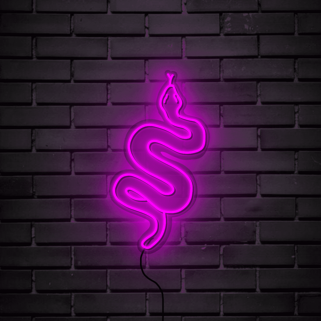 Snake Neon Sign