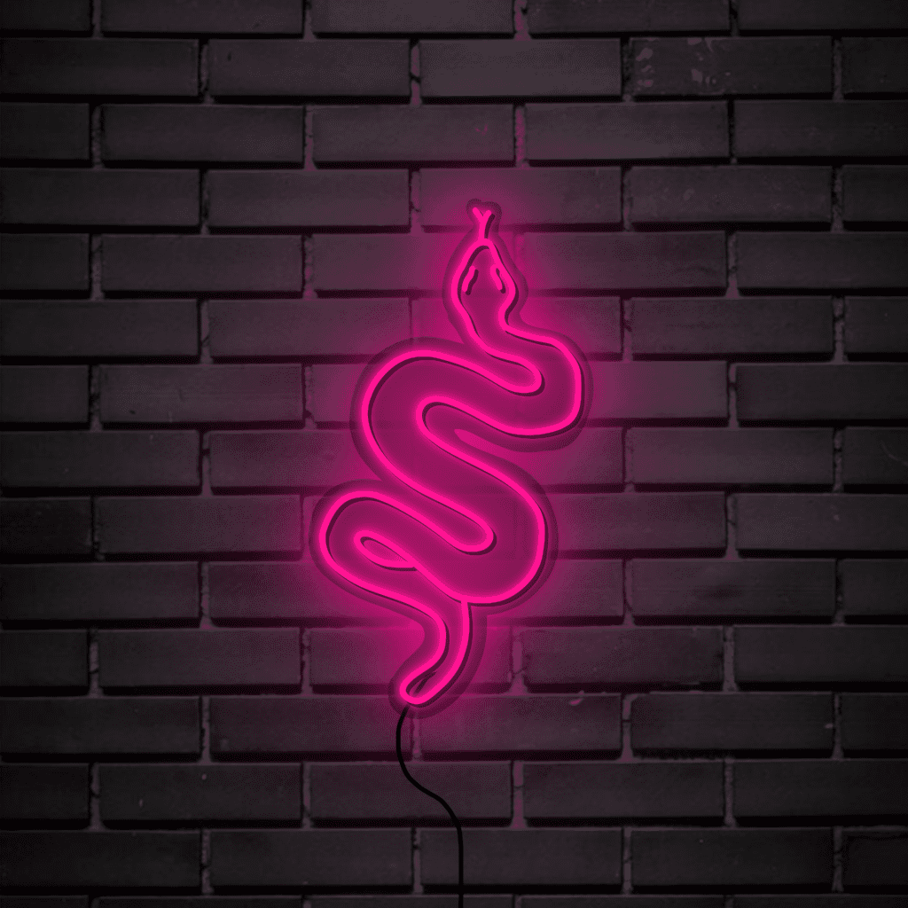 Snake Neon Sign