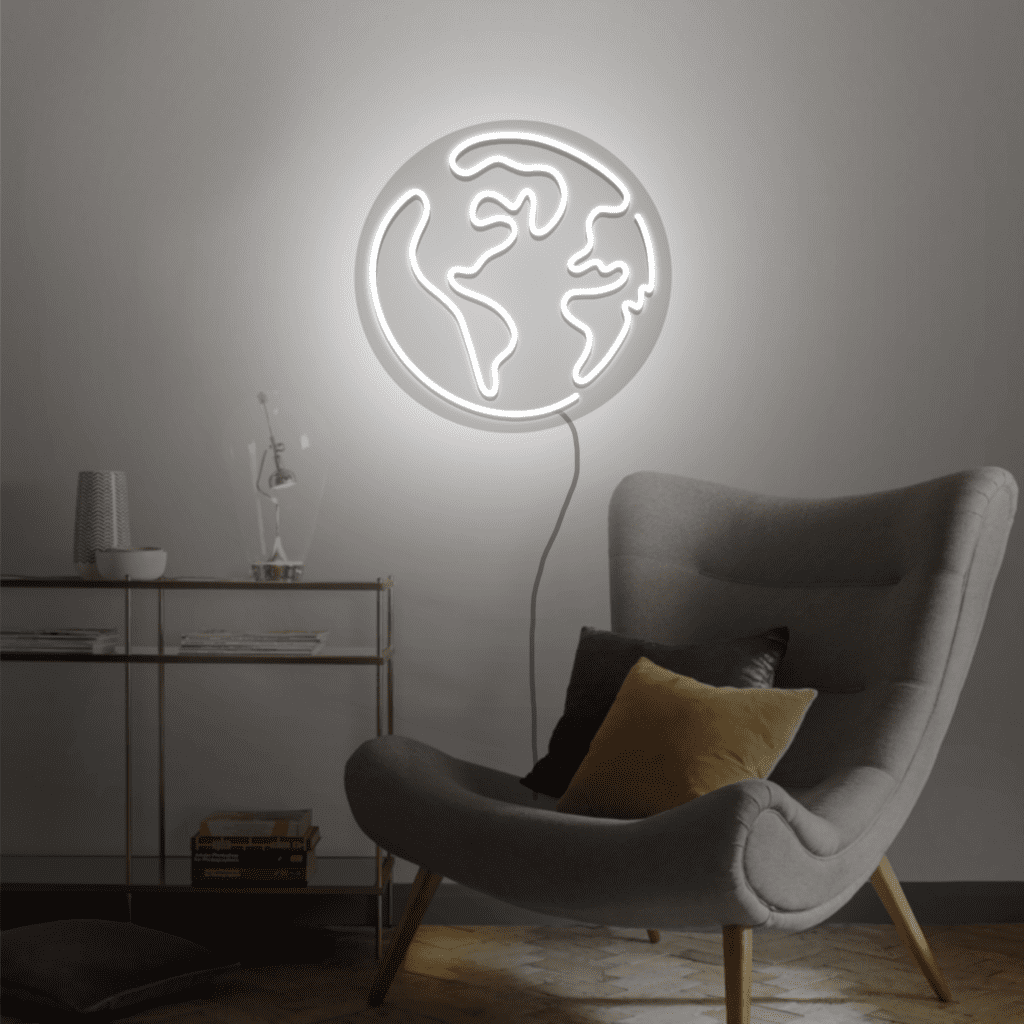 Earth Neon Sign
