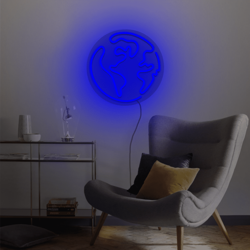 Earth Neon Sign
