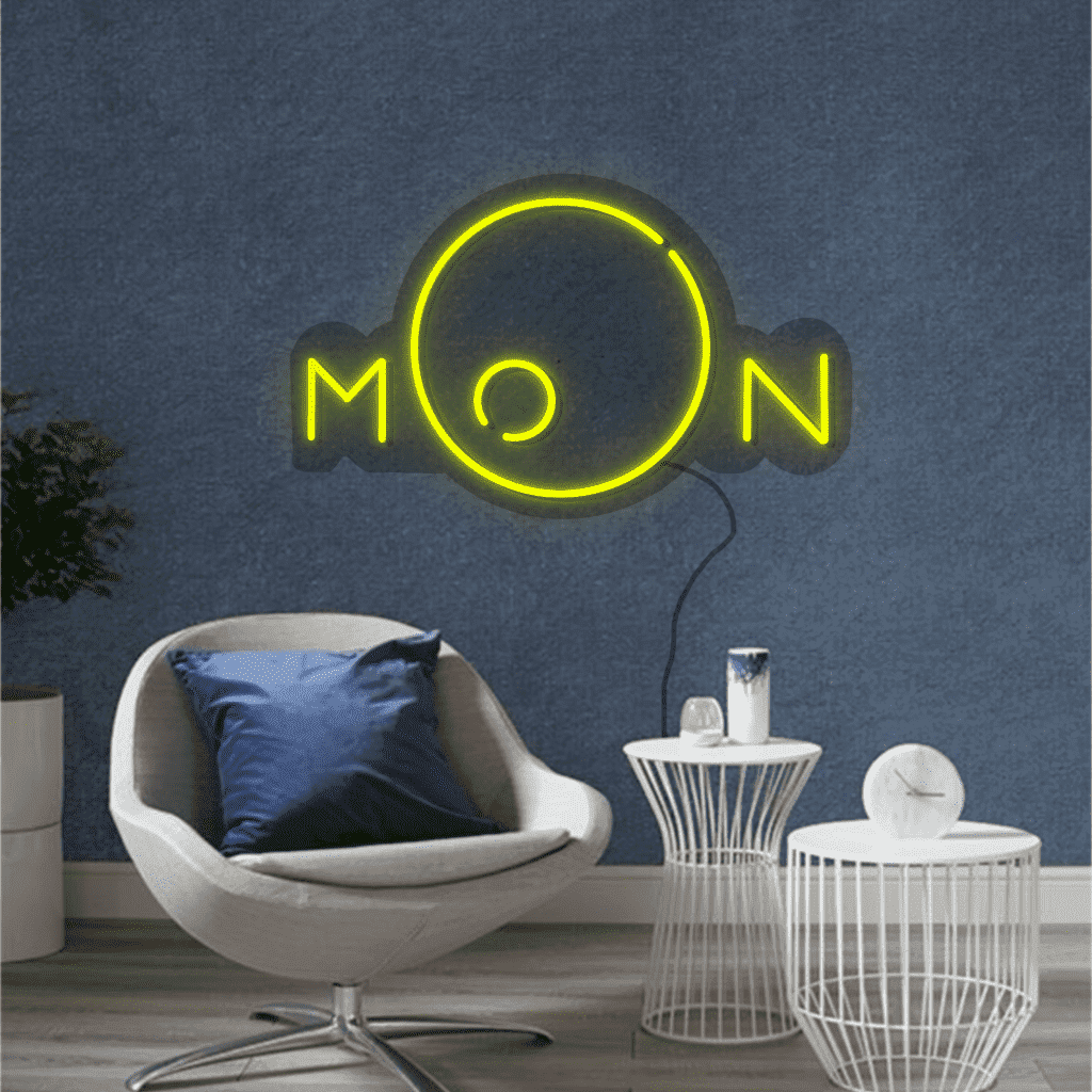 Moon Neon Sign