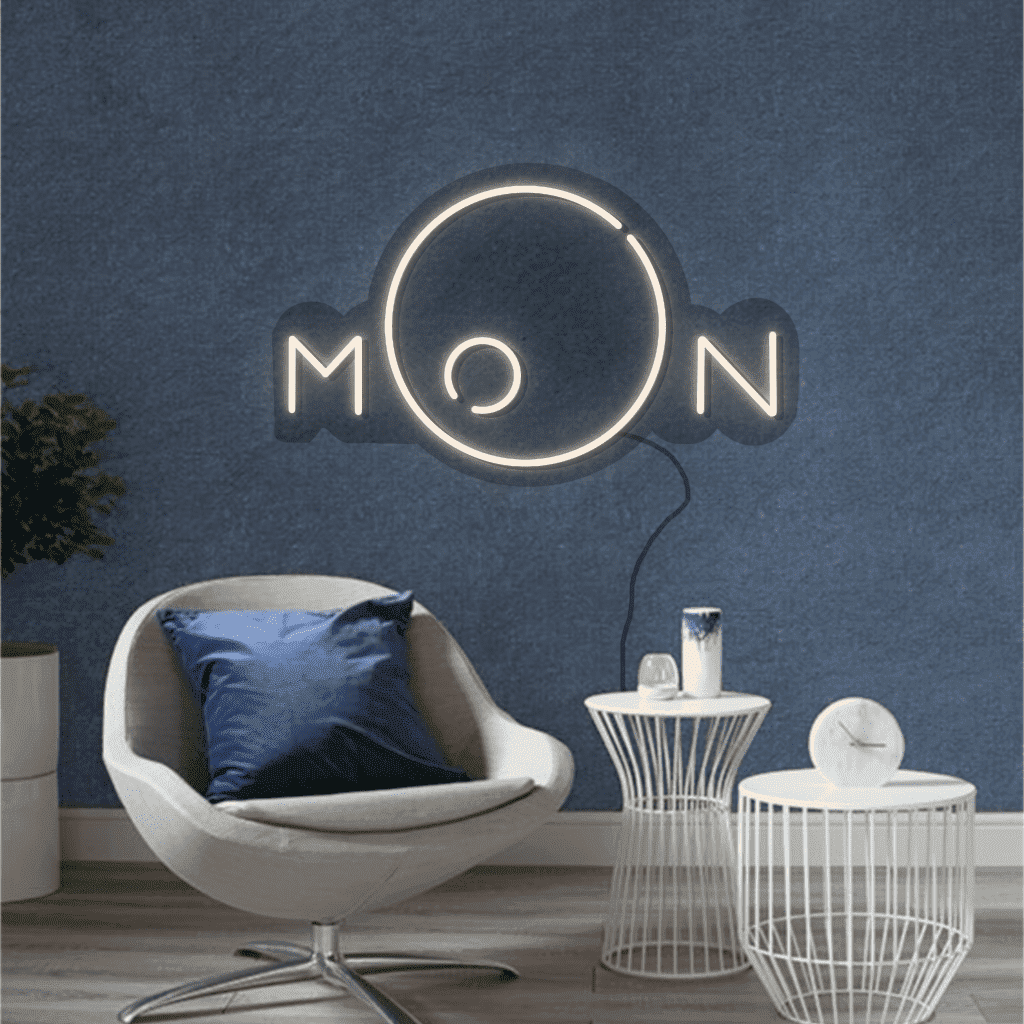 Moon Neon Sign