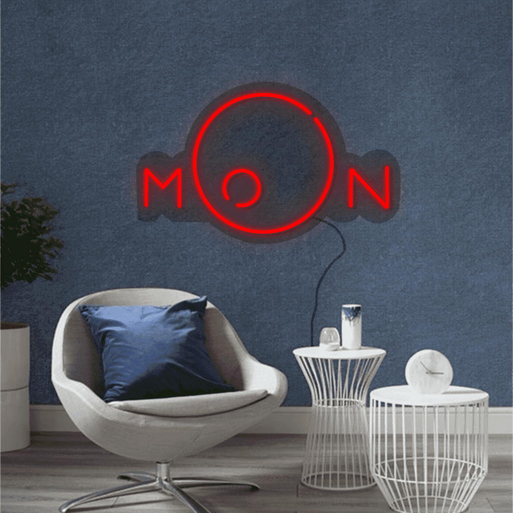 Moon Neon Sign