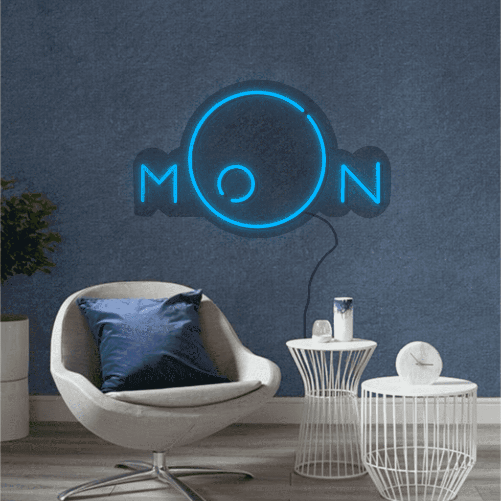 Moon Neon Sign