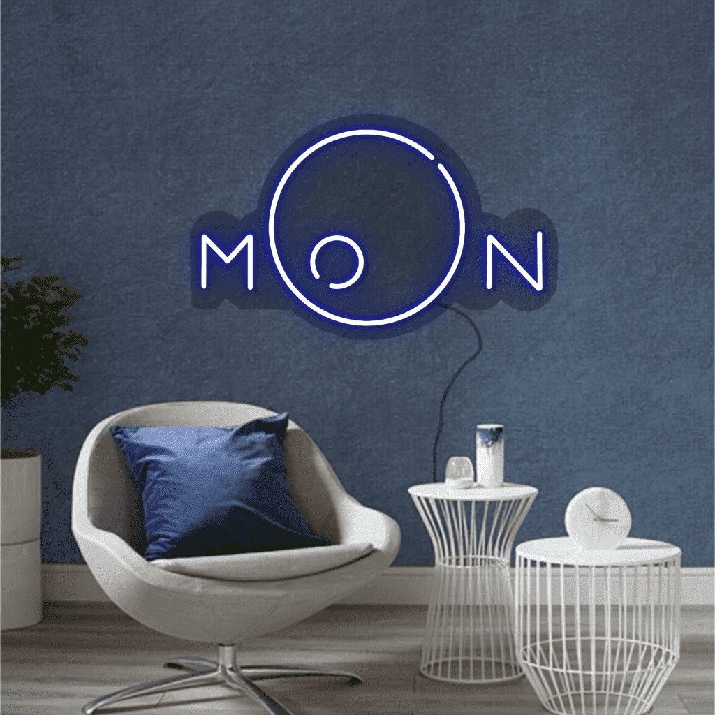 Moon Neon Sign
