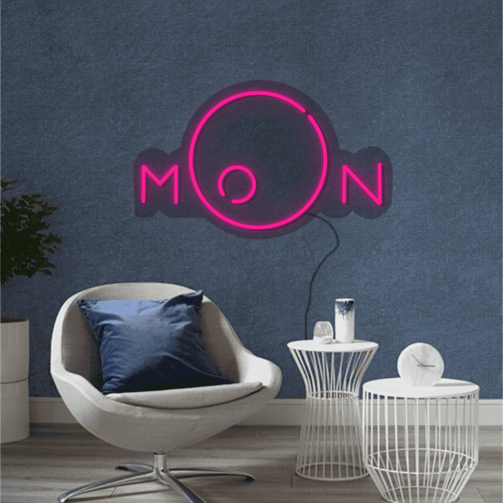 Moon Neon Sign