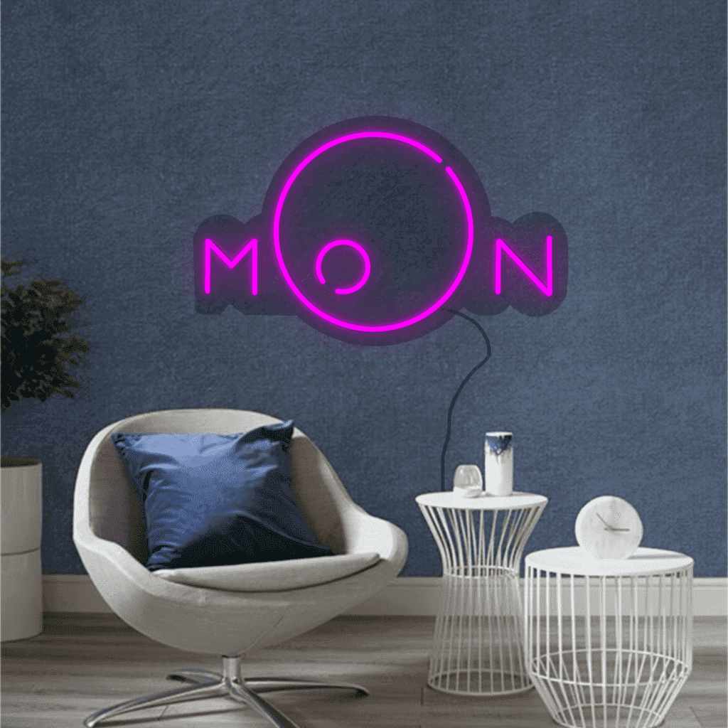 Moon Neon Sign