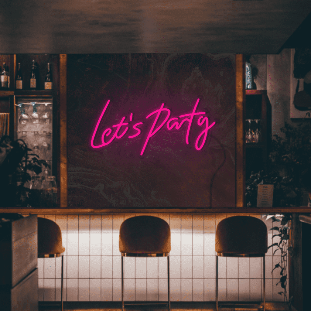 Let’s Party Neon Sign