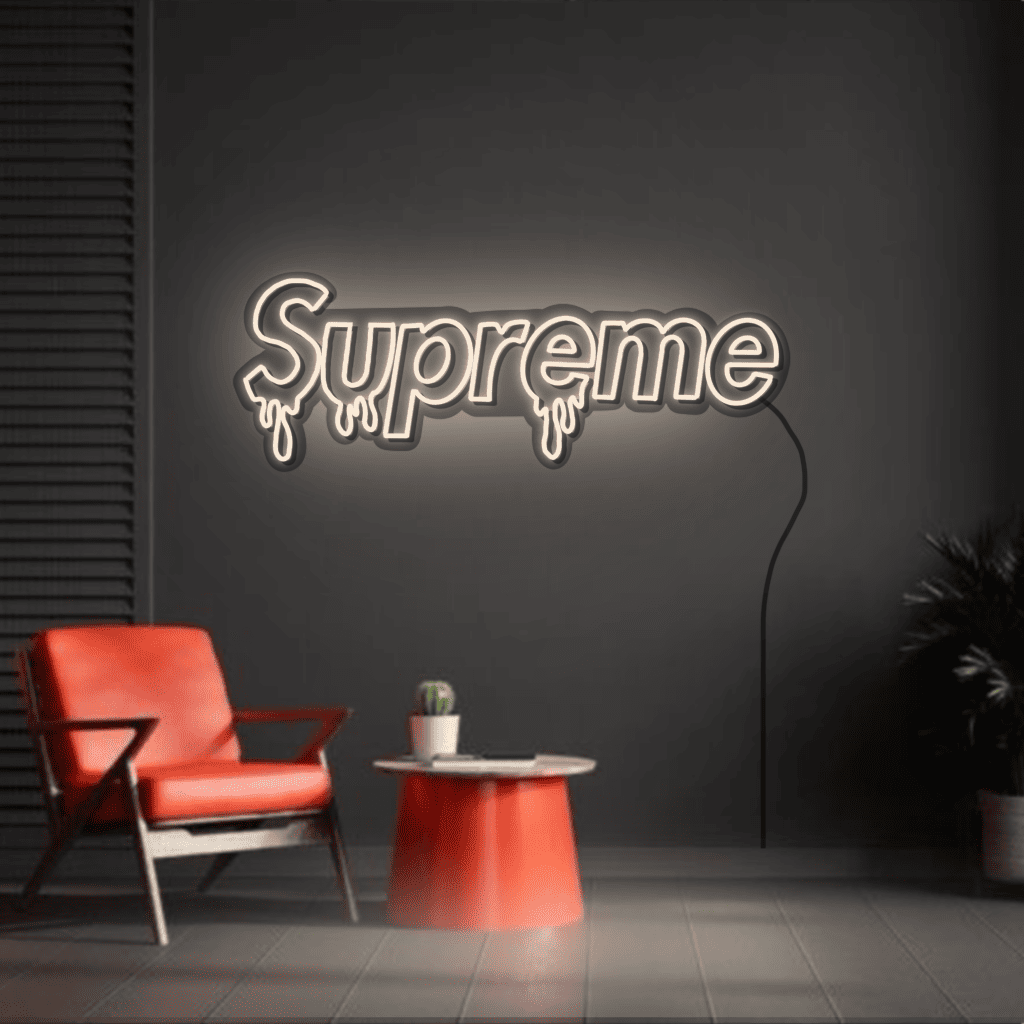 Supreme Neon Sign