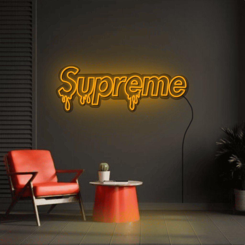 Supreme Neon Sign