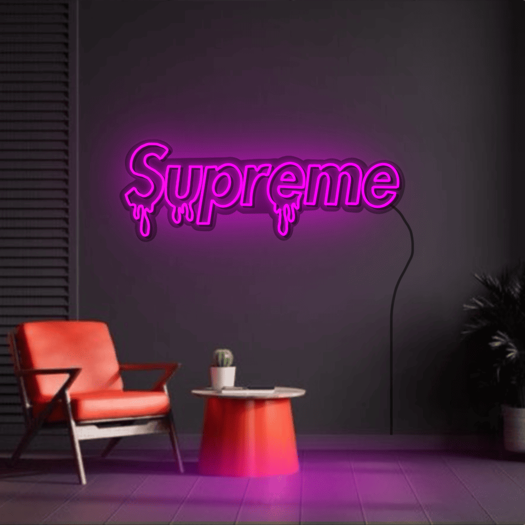 Supreme Neon Sign