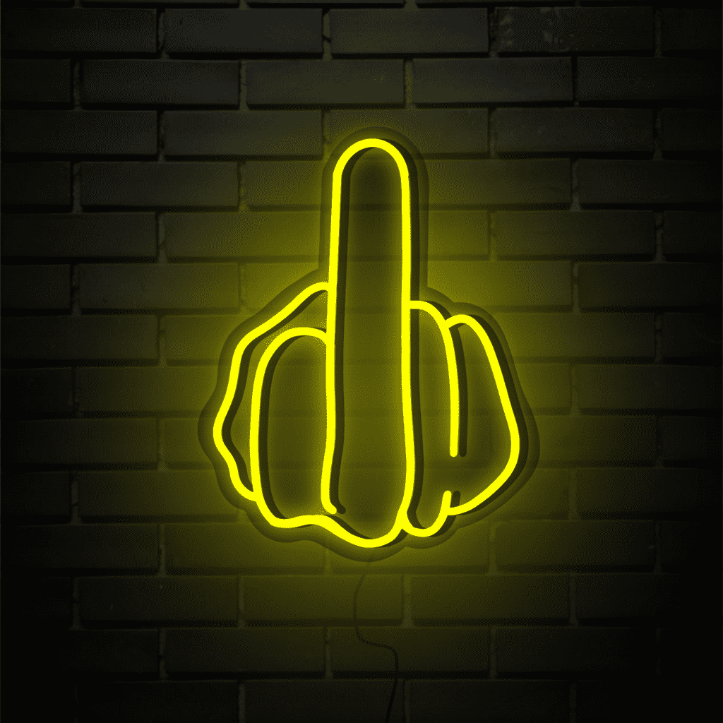 Fuck Symbol Neon Sign