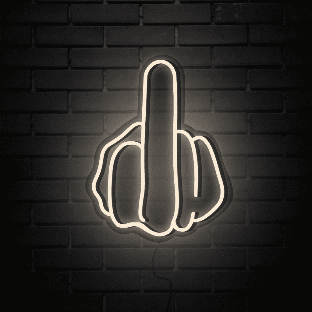 Fuck Symbol Neon Sign