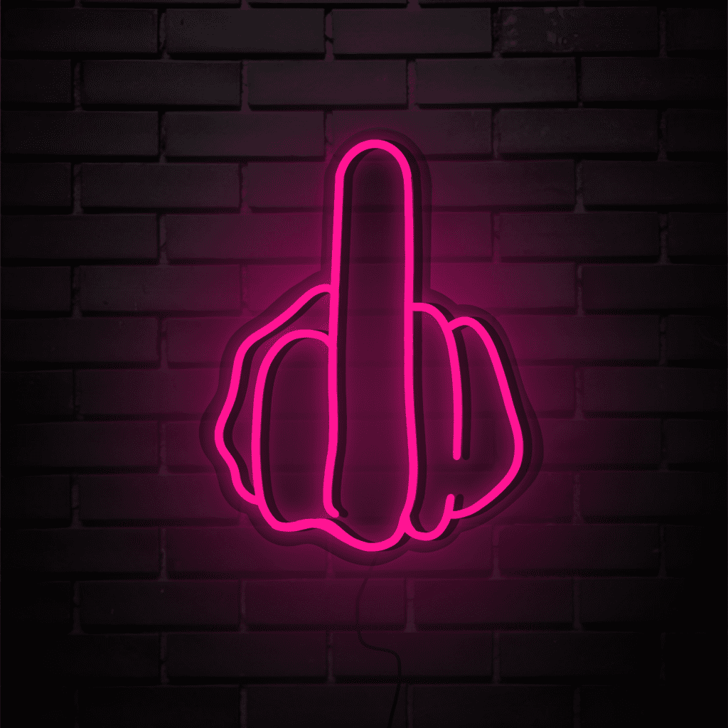Fuck Symbol Neon Sign