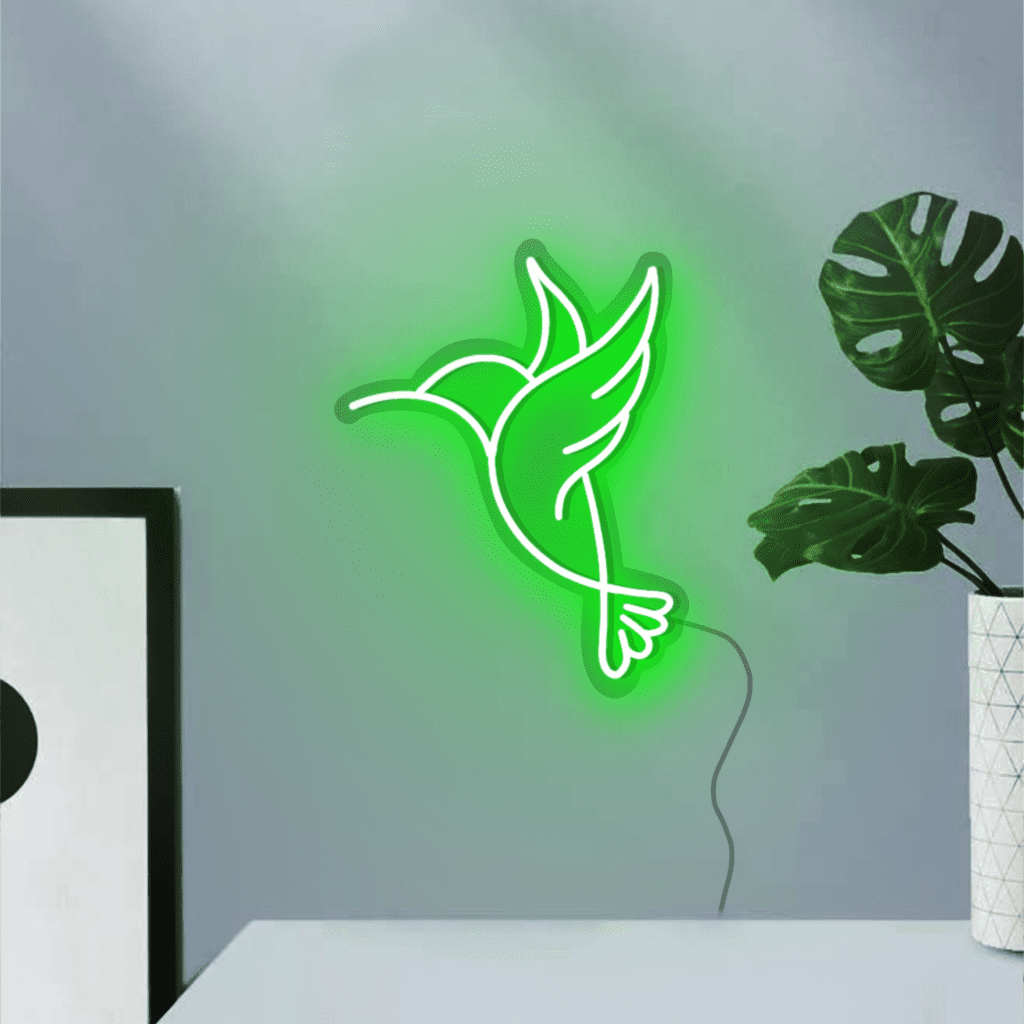 Kingfisher Bird Neon Sign