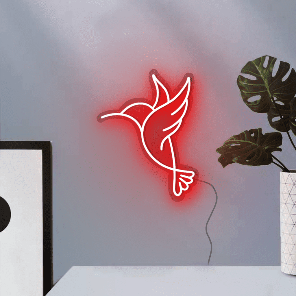 Kingfisher Bird Neon Sign