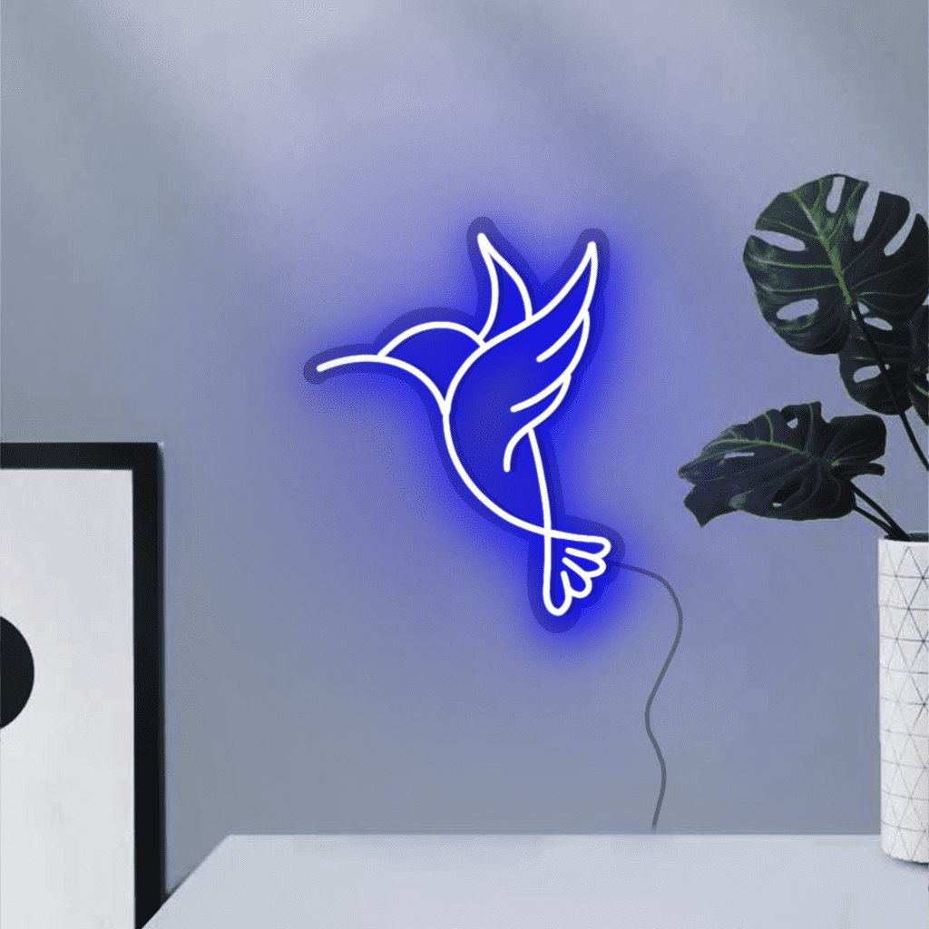 Kingfisher Bird Neon Sign