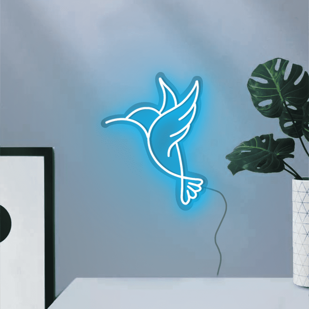 Kingfisher Bird Neon Sign