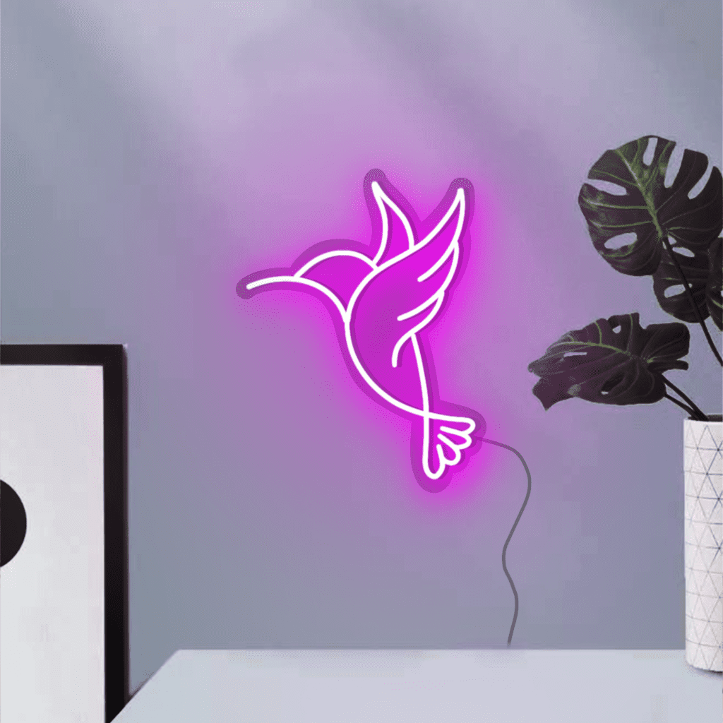 Kingfisher Bird Neon Sign