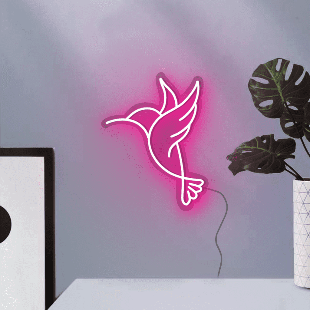 Kingfisher Bird Neon Sign