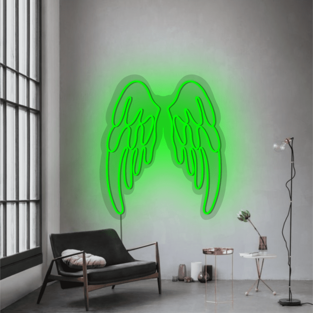 Angel Wings Neon Sign