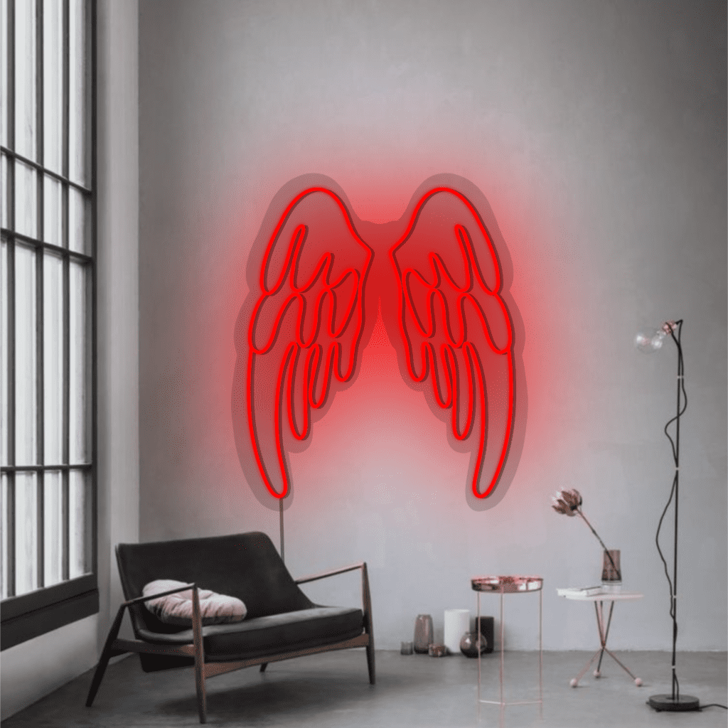 Angel Wings Neon Sign
