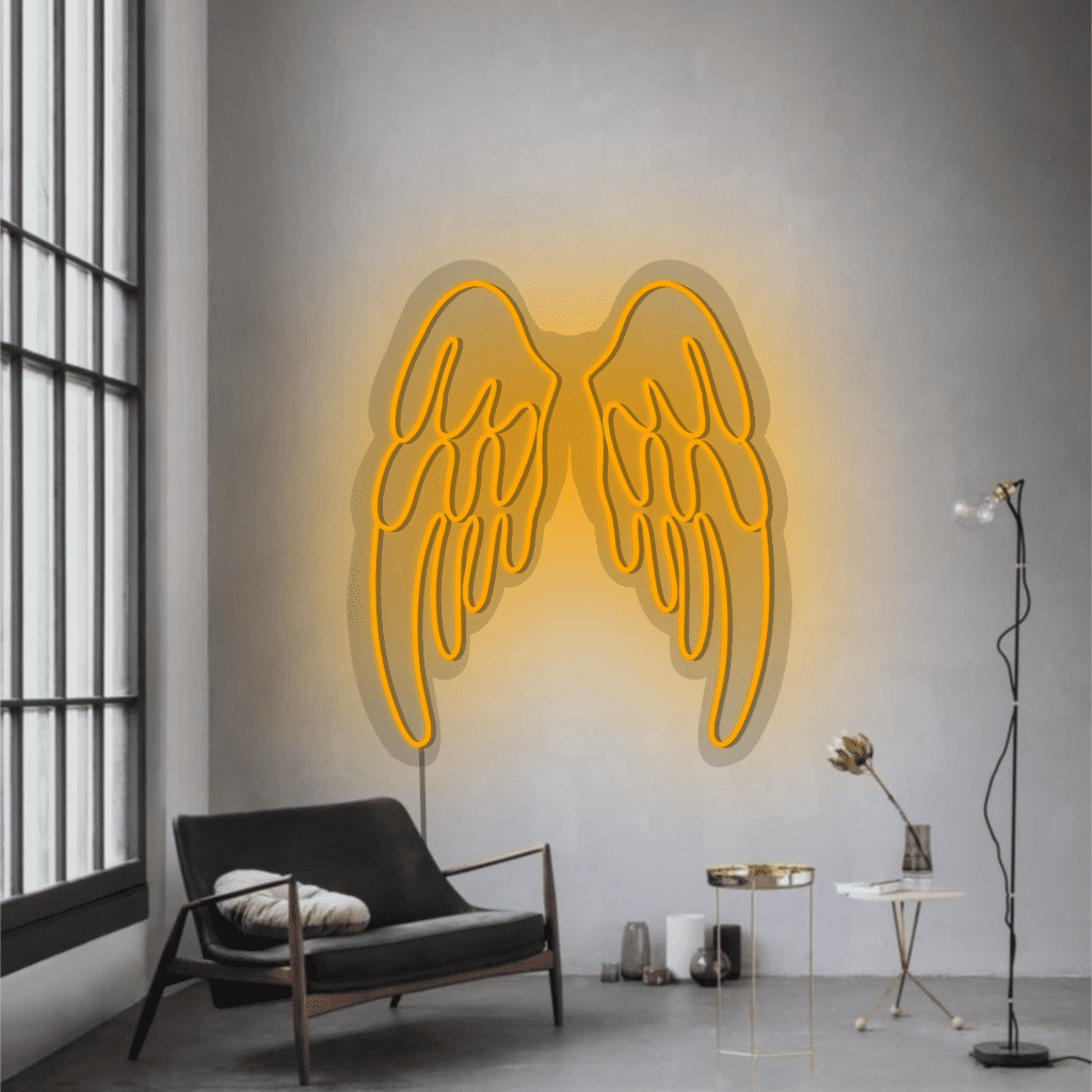 Angel Wings Neon Sign