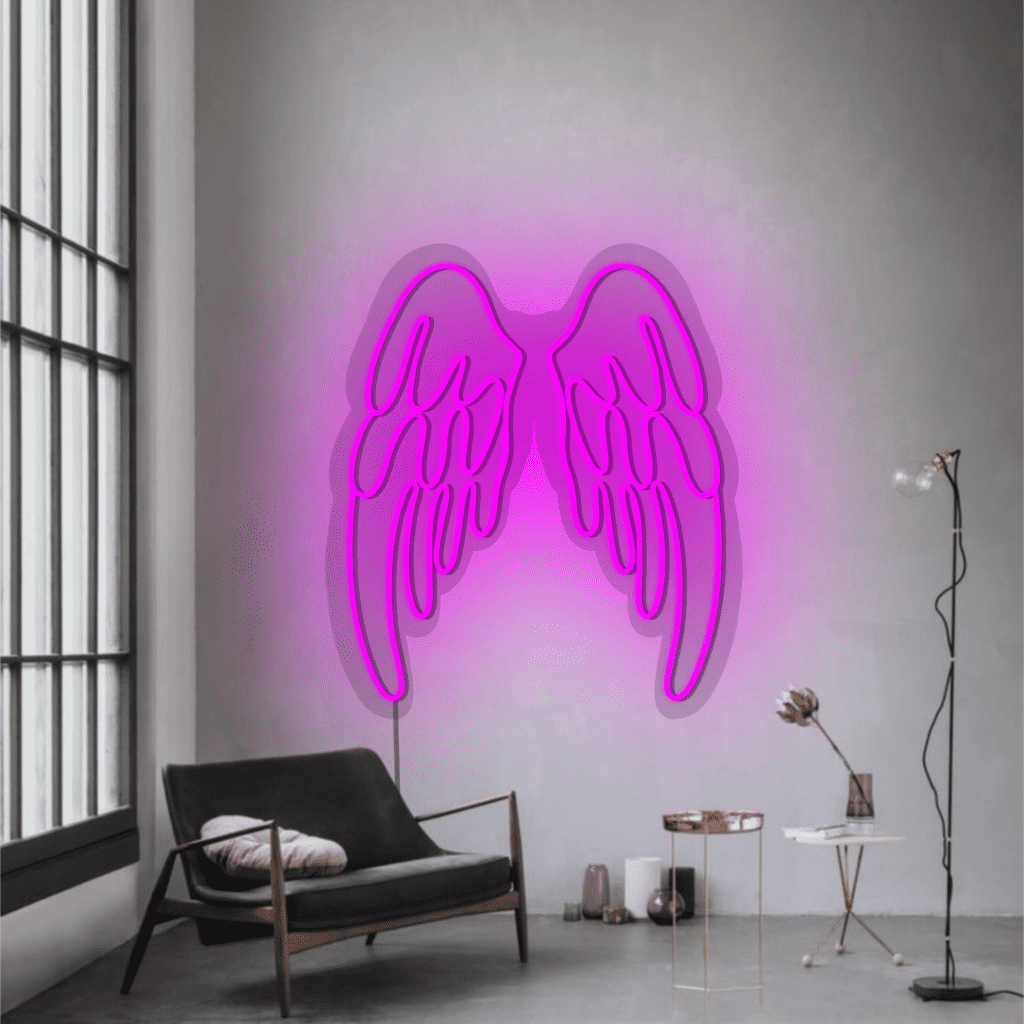 Angel Wings Neon Sign