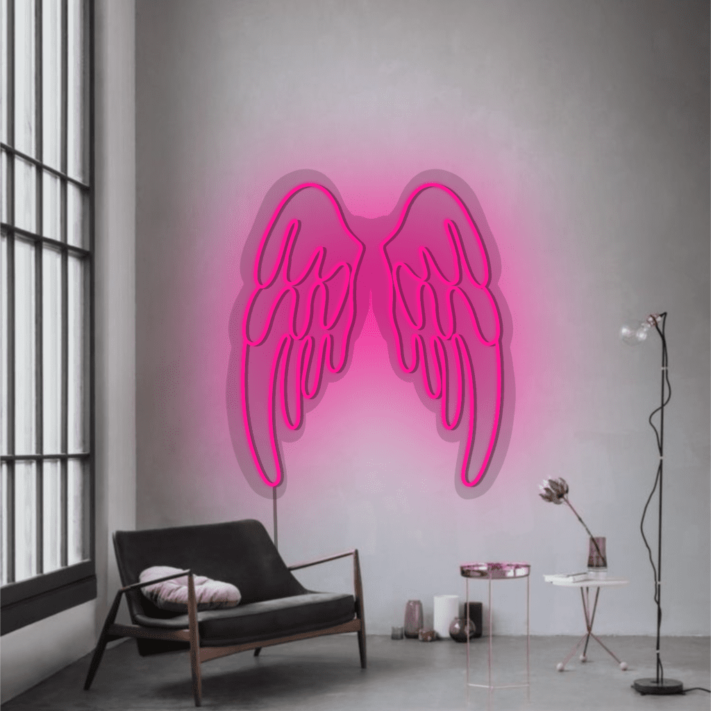 Angel Wings Neon Sign