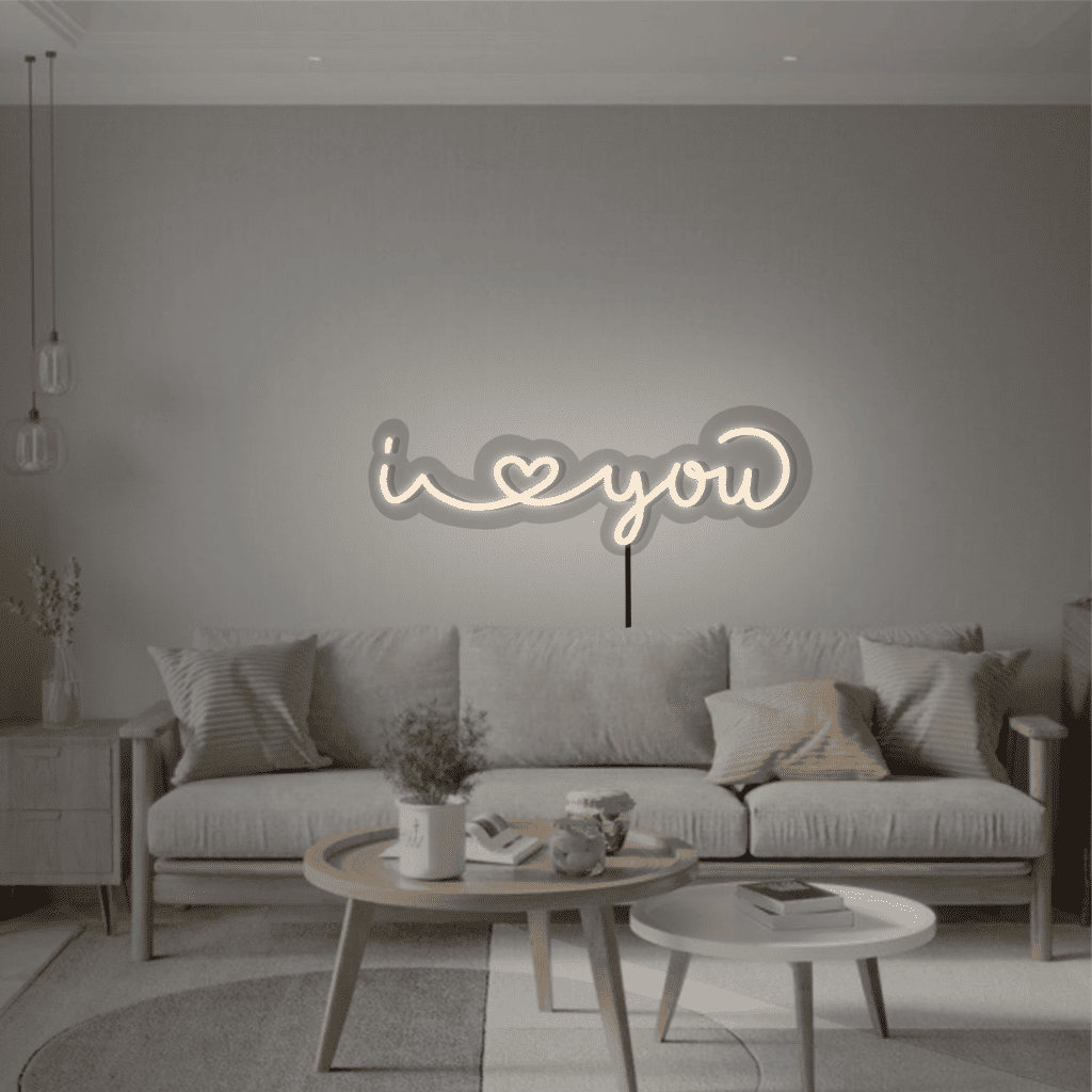 I Love You Neon Sign