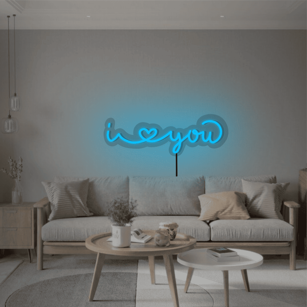 I Love You Neon Sign