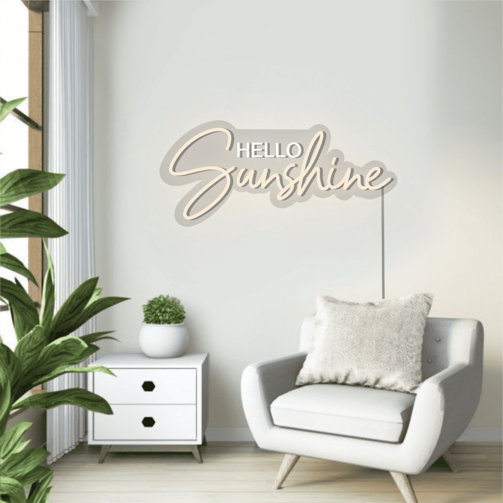Hello Sunshine Neon Sign